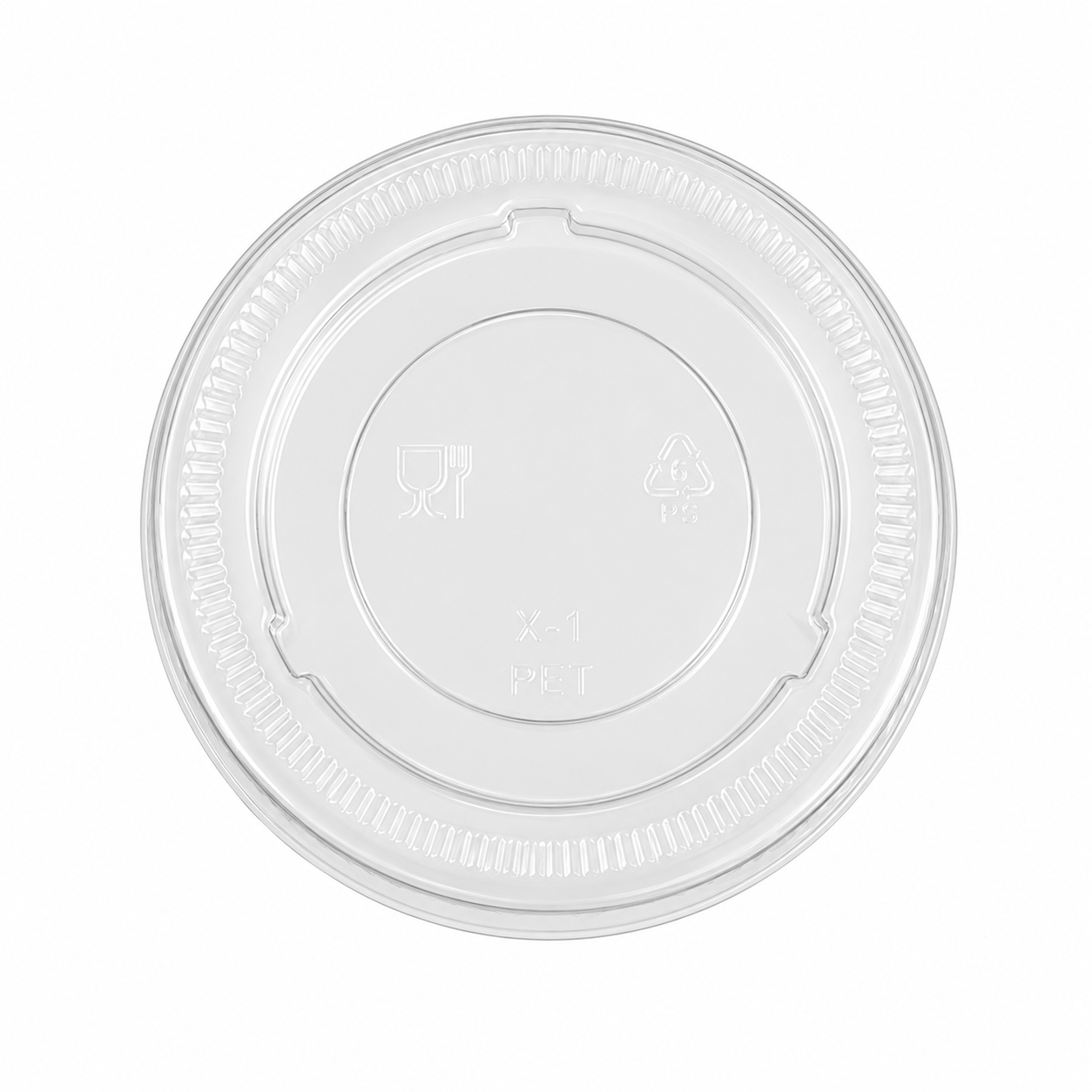 מכסה PET לגביע PP 3.25/4 OZ 2500 יח