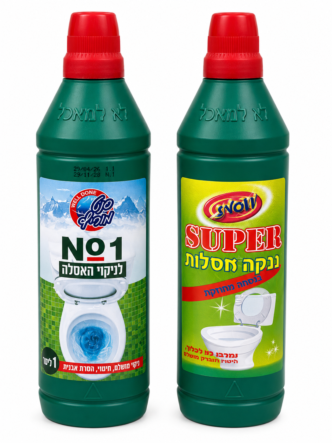 נוזל לניקוי וחיטוי אסלות — 1 ליטר